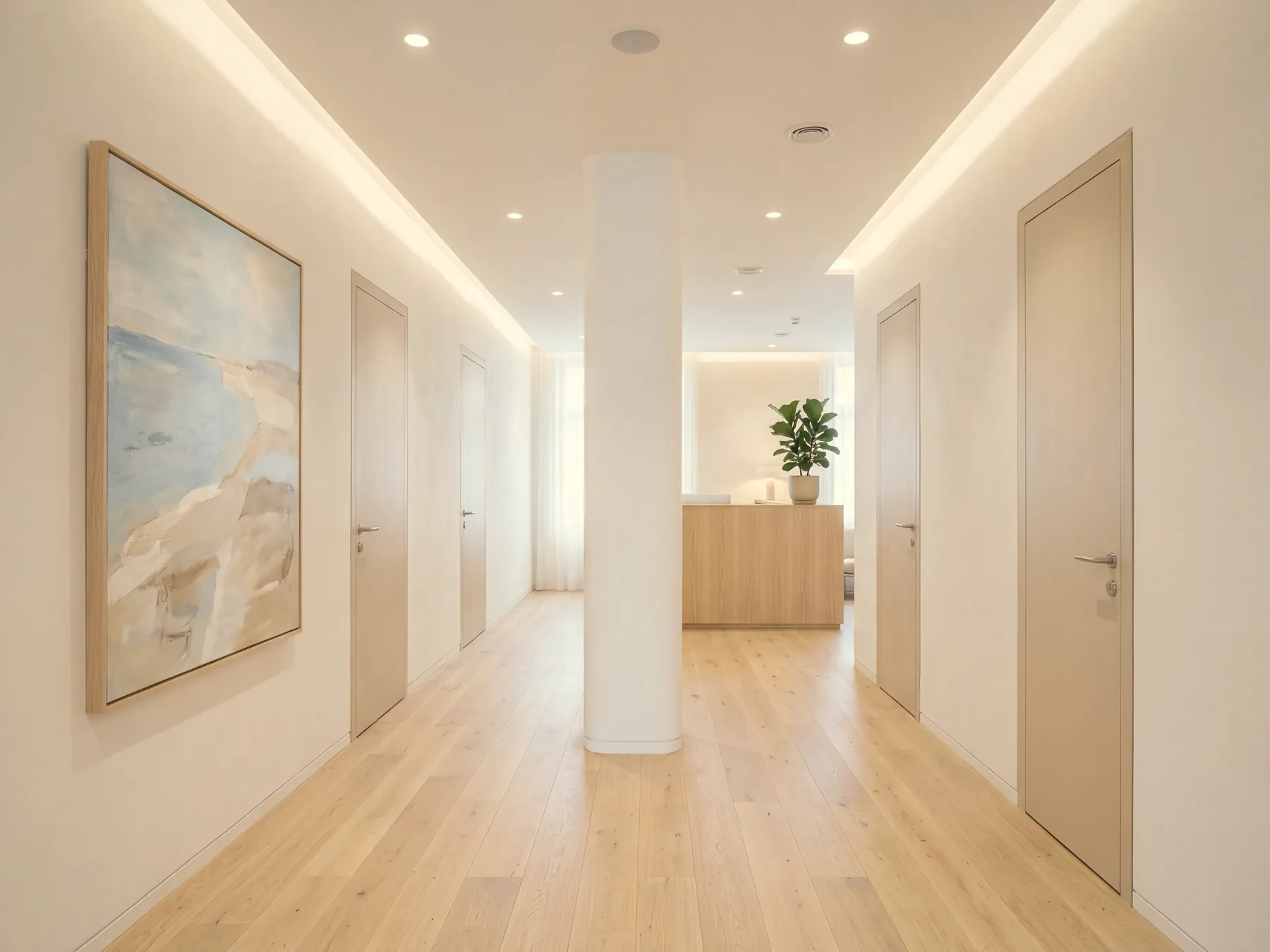 Flur der Praxis Silberweide in Ostbrück